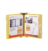 Wand-Sichttafelsystem Candy Line DIN A4 orange mit 10 St. Sichttafeln