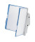 Wand-Sichttafelsystem Office DIN A4 blau mit 10 St. Sichttafeln