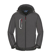 Jacke Montana, Softshell, grau/schwarz, Größe M