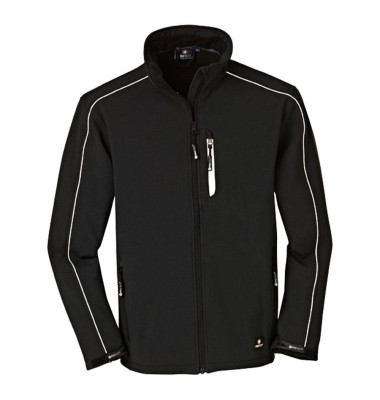 Jacke Ohio, Softshell, schwarz, Größe 3XL