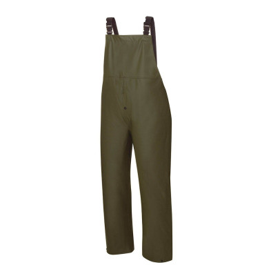 Latzhose KEITUM, Unisex, olive, Größe M Latzhose KEITUM, Unisex, olive, Größe M