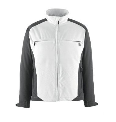 Jacke DRESDEN, Softshell, weiß/schwarz, Größe XS Jacke DRESDEN, Softshell, weiß/schwarz, Größe XS