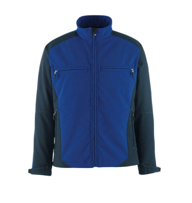Jacke DRESDEN, Softshell, blau/schwarz, Größe 4XL Jacke DRESDEN, Softshell, blau/schwarz, Größe 4XL