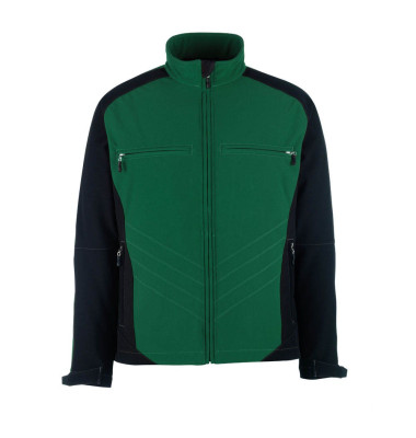 Jacke DRESDEN, Softshell, grün/schwarz, Größe L Jacke DRESDEN, Softshell, grün/schwarz, Größe L