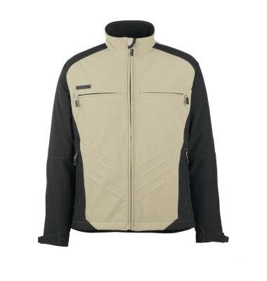 Jacke DRESDEN, Softshell, khaki/schwarz, Größe 4XL Jacke DRESDEN, Softshell, khaki/schwarz, Größe 4XL