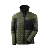 Jacke CLIMASCOT, Thermo, moosgrün/schwarz, Größe XL