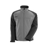 Jacke DRESDEN, Softshell, grau/schwarz, Größe 4XL