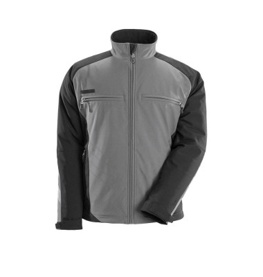 Jacke DRESDEN, Softshell, grau/schwarz, Größe 4XL Jacke DRESDEN, Softshell, grau/schwarz, Größe 4XL
