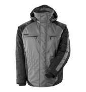 Jacke Frankfurt, grau/schwarz, Größe XL