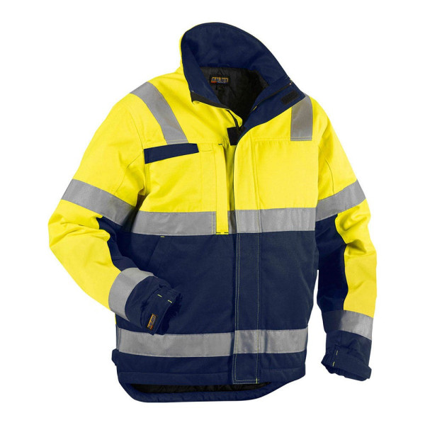 7330509370780 - BLAKLÄDER® Herren Warnjacke Winter 4862 gelb marine Größe S 7330509370780 - BLAKLÄDER® Herren Warnjacke Winter 4862 gelb marine Größe S