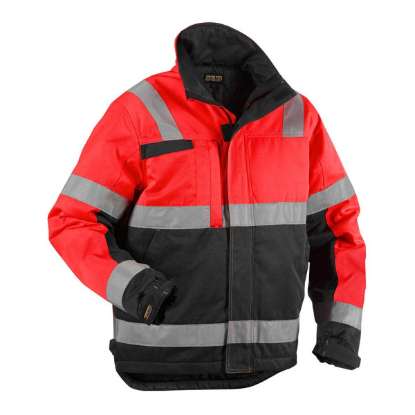 7330509376744 - BLAKLÄDER® Herren Warnjacke Winter 4862 rot schwarz Größe L 7330509376744 - BLAKLÄDER® Herren Warnjacke Winter 4862 rot schwarz Größe L