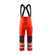 Arbeitshose 1302, Warnschutz, Unisex, rot, Größe XXL