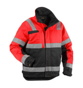 Jacke 4862, rot/schwarz, Größe 4XL