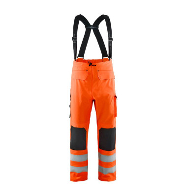 Arbeitshose 1302, Warnschutz, Unisex, orange, Größe 4XL