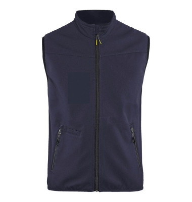 unisex Softshellweste 3850 blau Größe M