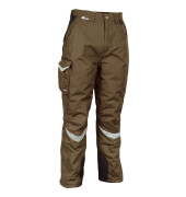 Arbeitshose Frozen, Herren, schlamm/schwarz, Größe 62