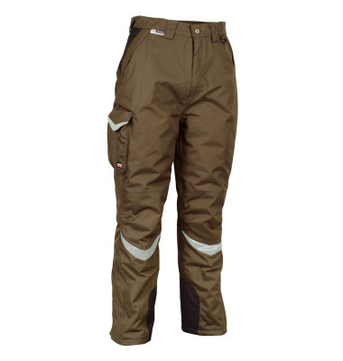 Arbeitshose Frozen, Herren, schlamm/schwarz, Größe 62