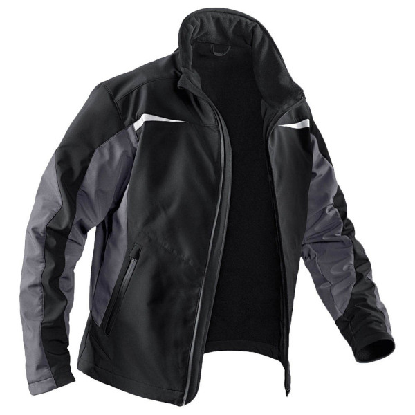 4053813035840 - unisex Softshelljacke 1241 schwarz anthrazit Größe 3XL