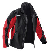Jacke 1241, schwarz/rot, Größe XL