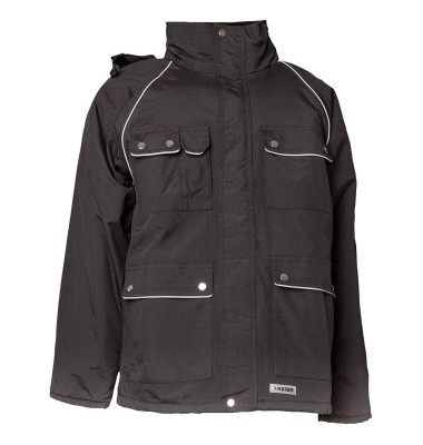 Jacke CANVAS 320, schwarz, Größe 4XL Jacke CANVAS 320, schwarz, Größe 4XL