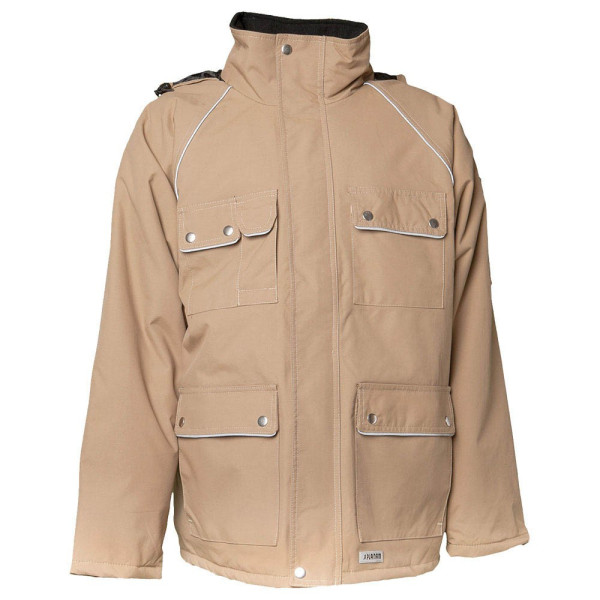 4030913080963 - Jacke CANVAS 320 khaki schwarz Größe XXL 4030913080963 Planam 4030913080963 - Jacke CANVAS 320 khaki schwarz Größe XXL 4030913080963 Planam