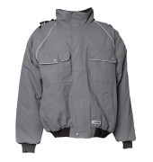 Jacke CANVAS 320, grau, Größe 4XL