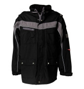 Jacke PLALINE, schwarz/zink, Größe L