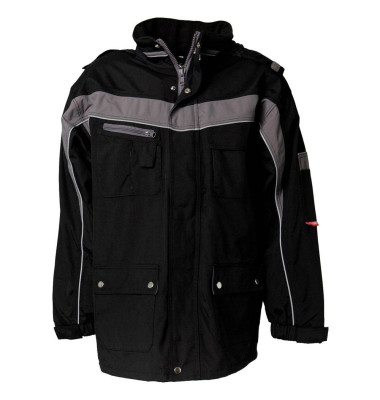 Jacke PLALINE, schwarz/zink, Größe L Jacke PLALINE, schwarz/zink, Größe L