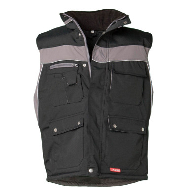 unisex Winterweste PLALINE schwarz Größe 4XL unisex Winterweste PLALINE schwarz Größe 4XL