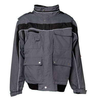 Jacke PLALINE, schwarz/zink, Größe L Jacke PLALINE, schwarz/zink, Größe L