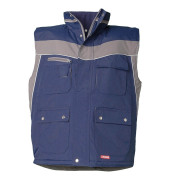 unisex Winterweste PLALINE blau Größe 4XL