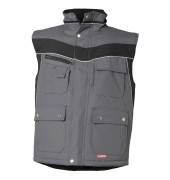 unisex Winterweste PLALINE grau Größe 2XL