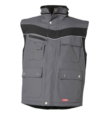 unisex Winterweste PLALINE grau Größe 2XL unisex Winterweste PLALINE grau Größe 2XL