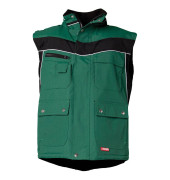 unisex Winterweste PLALINE grün Größe 4XL