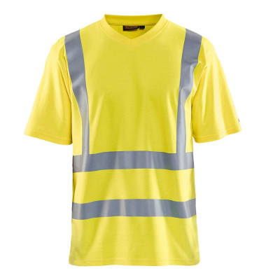 unisex Warnschutz Shirt 3380 gelb Große 2XL