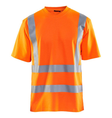 unisex Warnschutz Shirt 3380 orange Große XS unisex Warnschutz Shirt 3380 orange Große XS