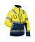 Jacke 4900, Softshell, gelb/marineblau, Größe L