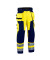 Arbeitshose 1568, Warnschutz, Unisex, high vis gelb/marineblau, Größe 44