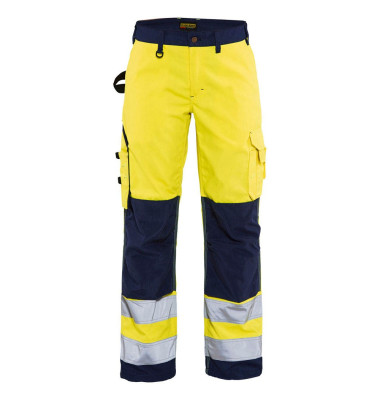 Arbeitshose 7155, Warnschutz, Damen, high vis gelb/marineblau, Größe 23 Arbeitshose 7155, Warnschutz, Damen, high vis gelb/marineblau, Größe 23