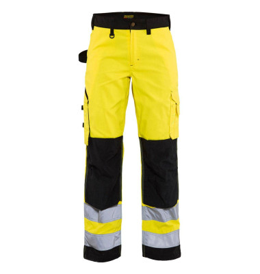 Arbeitshose 7155, Warnschutz, Damen, high vis gelb/schwarz, Größe 21 Arbeitshose 7155, Warnschutz, Damen, high vis gelb/schwarz, Größe 21