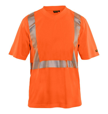 unisex Warnschutz Shirt 3386 orange Große 4XL