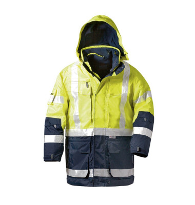 Jacke JEKYLL, gelb/marineblau, Größe XL Jacke JEKYLL, gelb/marineblau, Größe XL
