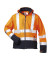 Jacke BILL, Softshell, orange/schwarz, Größe M