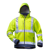 Jacke LIAM, Softshell, gelb/blau, Größe S