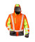 Jacke ATANAS, Softshell, orange/gelb/schwarz, Größe S
