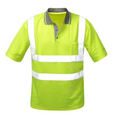 unisex Warnschutz Shirt DIEGO gelb Große 4XL unisex Warnschutz Shirt DIEGO gelb Große 4XL