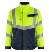 Jacke Oxford, gelb/schwarzblau, Größe L