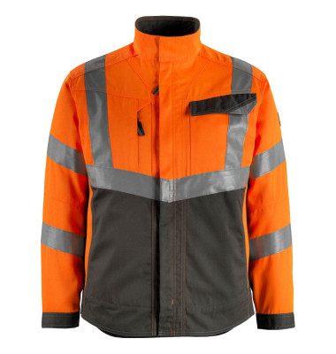 Jacke Oxford, warnorange/anthrazit, Größe 4XL Jacke Oxford, warnorange/anthrazit, Größe 4XL