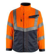 Jacke Oxford, orange/schwarzblau, Größe 4XL