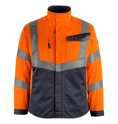 Jacke Oxford, orange/schwarzblau, Größe 4XL Jacke Oxford, orange/schwarzblau, Größe 4XL